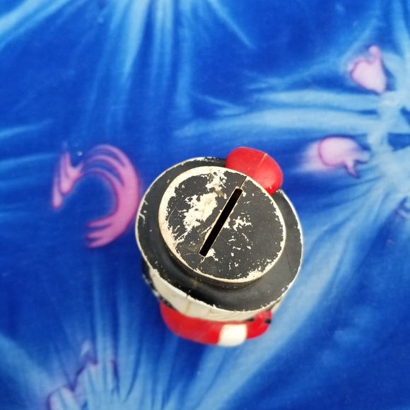 1960s Christmas Vintage Santa Claus Vintage Piggy Bank Coin Collectible - Picture 5 of 7